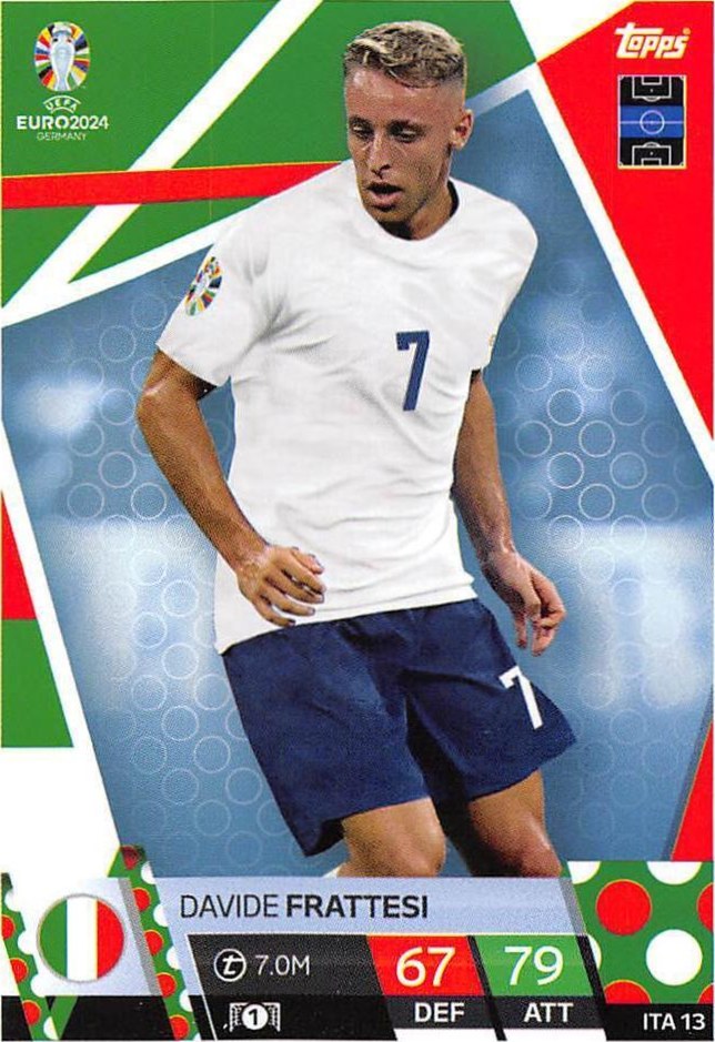 Davide Frattesi 2024 Topps Match Attax UEFA EURO