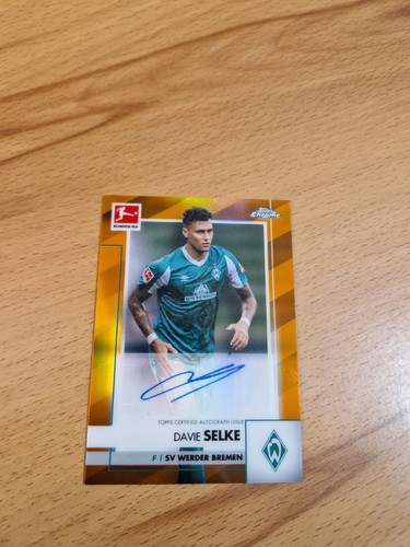 Davie Selke 2020 Topps Bundesliga Chrome Orange /25