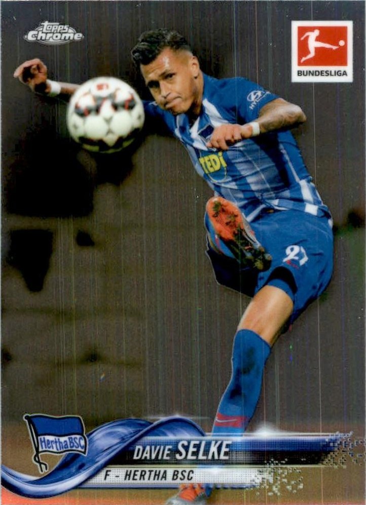Davie Selke 2018 Topps Chrome Bundesliga 33