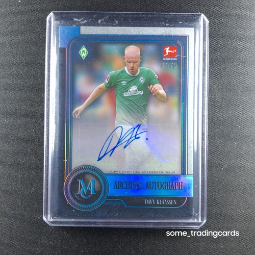 Davy Klaassen 2019 Topps Museum /75