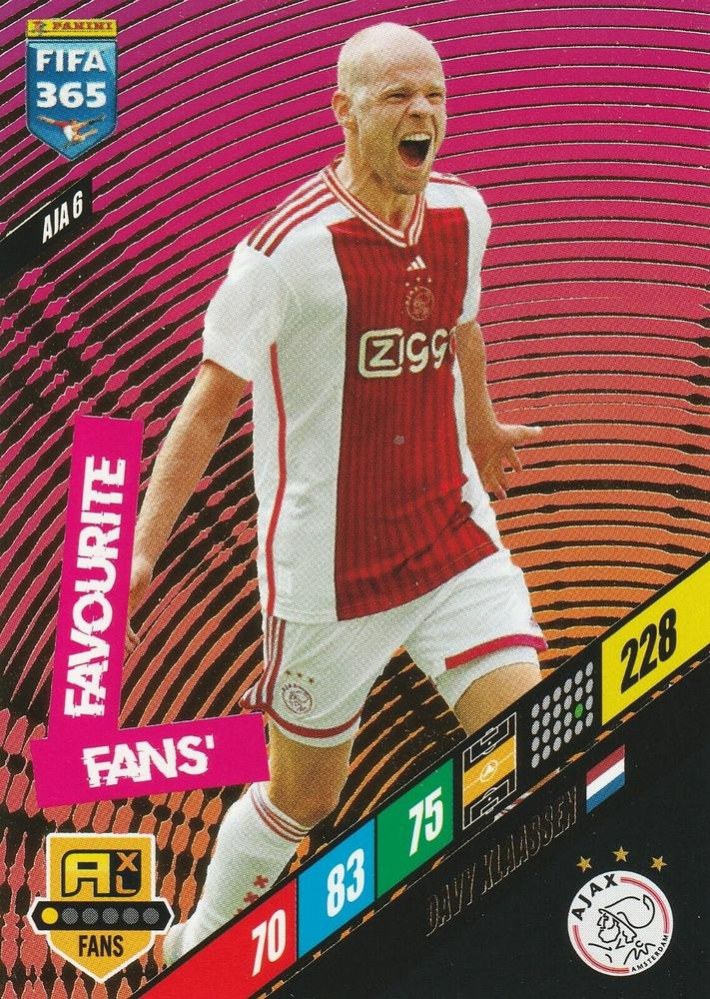 Davy Klaassen 2024 Panini Adrenalyn XL FIFA 365