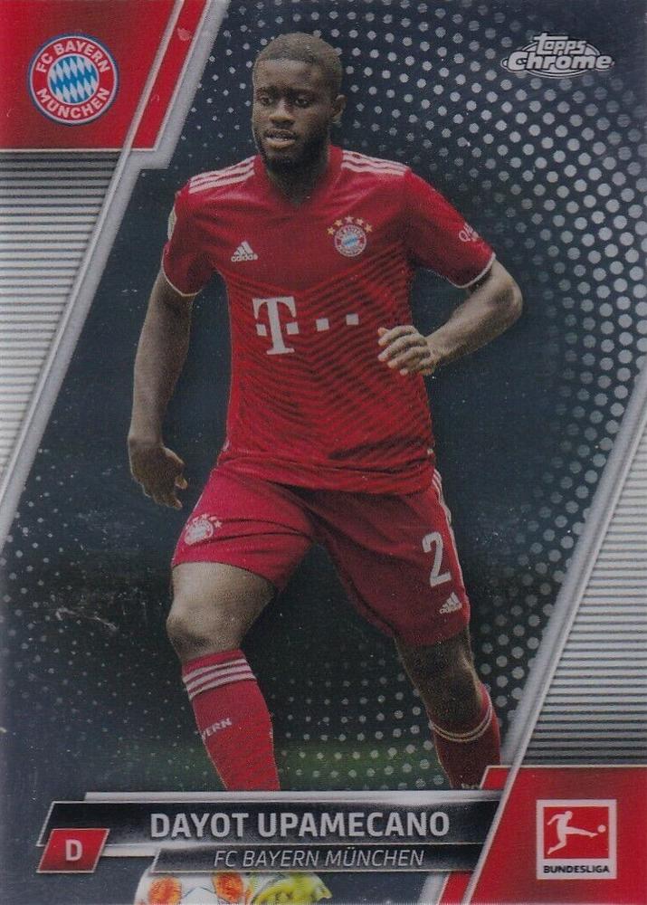 Dayot Upamecano 2021 Topps Chrome Bundesliga 85