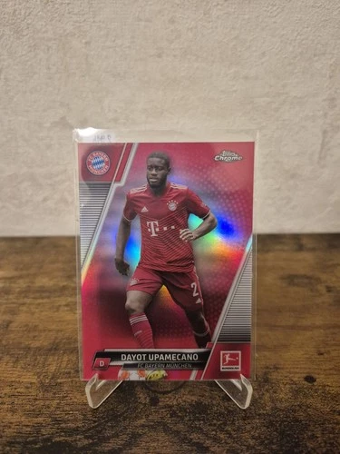 Dayot Upamecano 2021 Topps Chrome Bundesliga Magenta Refractor /399