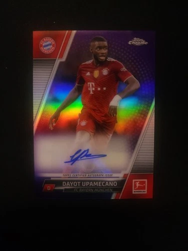 Dayot Upamecano 2021 Topps Chrome Bundesliga Purple Refractor /199