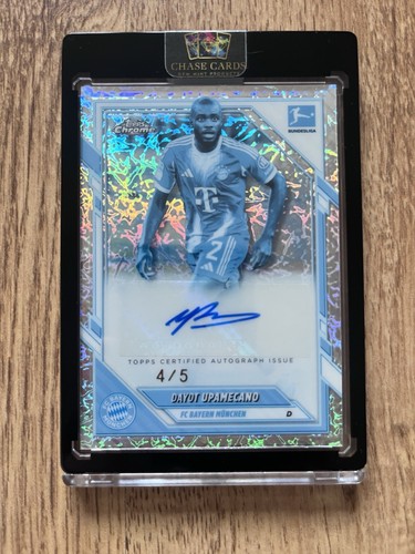 Dayot Upamecano 2026 Topps Chrome Frozen Fractor /5