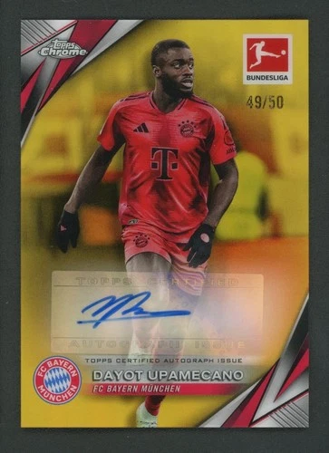 Dayot Upamecano 2025 Topps Chrome Gold /49