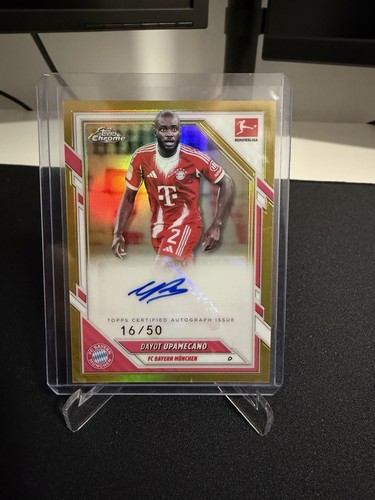 Dayot Upamecano 2025 Topps Chrome Gold /50