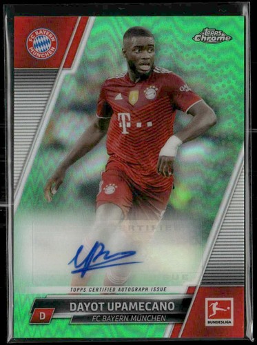Dayot Upamecano 2022 Topps Chrome Green Refractor /99