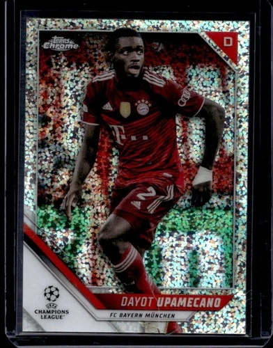 Dayot Upamecano 2021 Topps Chrome Speckle Refractor #119