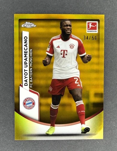 Dayot Upamecano 2023 Topps Cromo Bundesliga Oro /50