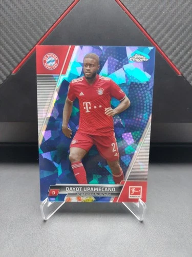 Dayot Upamecano 2021 Topps Cromo Zafiro Bundesliga Sapphire