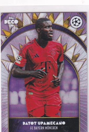 Dayot Upamecano 2024 Topps Deco Champions League Purple /25