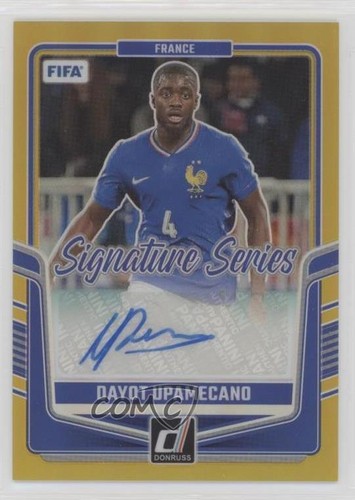 Dayot Upamecano 2024 Panini Donruss FIFA Gold Prizm /10