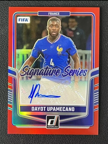 Dayot Upamecano 2024 Panini Donruss FIFA Red /49