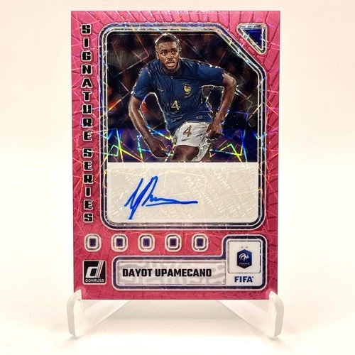 Dayot Upamecano 2023 Panini Donruss Pink Velocity