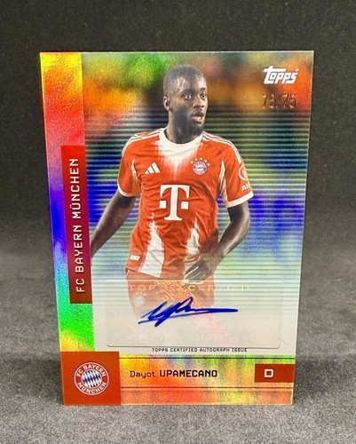 Dayot Upamecano 2025 Topps FC Bayern München Team Set 75/75
