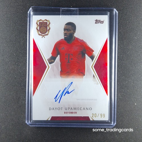 Dayot Upamecano 2024 Topps FC Bayern Munich 125 Years /99