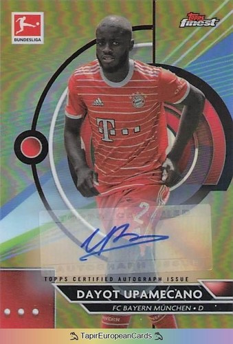 Dayot Upamecano 2022 Topps Finest /25