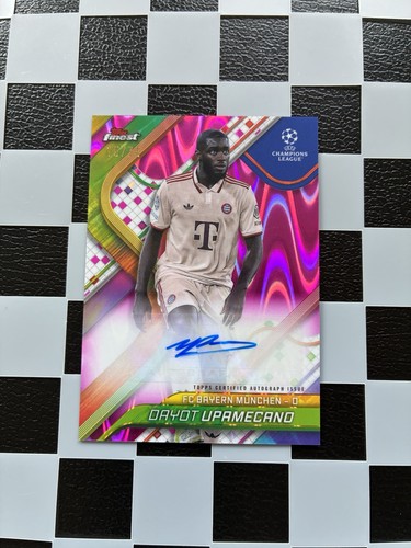 Dayot Upamecano 2024 Topps Finest Magenta /75