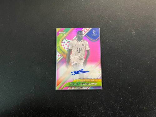 Dayot Upamecano 2024 Topps Finest Pink /125