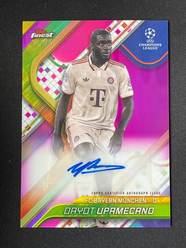 Dayot Upamecano 2024 Topps Finest Pink /75
