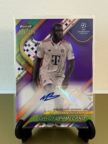 Dayot Upamecano 2024 Panini Finest Purple /299