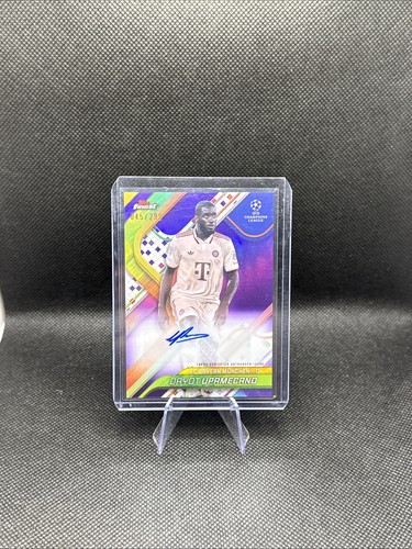 Dayot Upamecano 2024 Panini Finest Purple Refractor /299