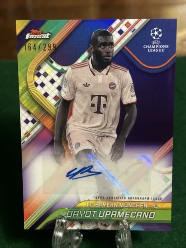 Dayot Upamecano 2024 Topps Finest Viola /299