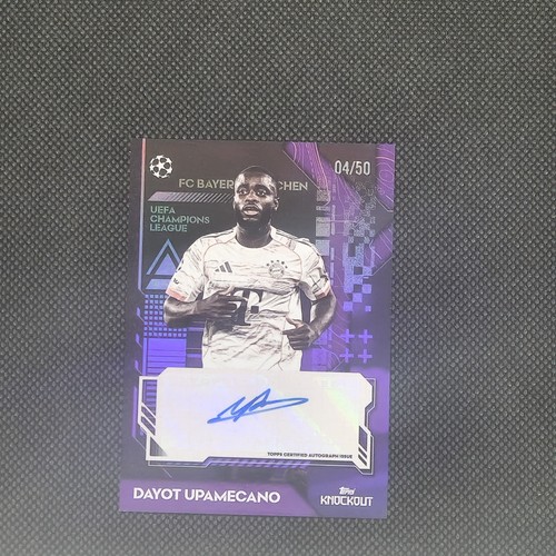 Dayot Upamecano 2025 Topps Knockout /50
