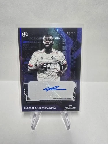 Dayot Upamecano 2025 Topps Knockout /99