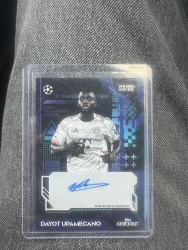 Dayot Upamecano 2025 Topps Knockout /99