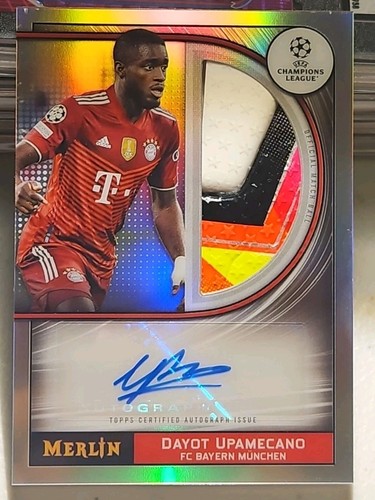 Dayot Upamecano 2021 Panini Merlin Chrome