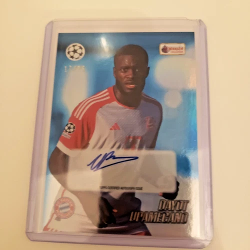 Dayot Upamecano 2023 Topps Merlin Heritage Blue /25