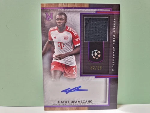 Dayot Upamecano 2024 Topps Museum 82/99