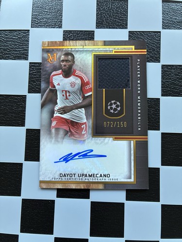 Dayot Upamecano 2023 Topps Museum Citrine /150
