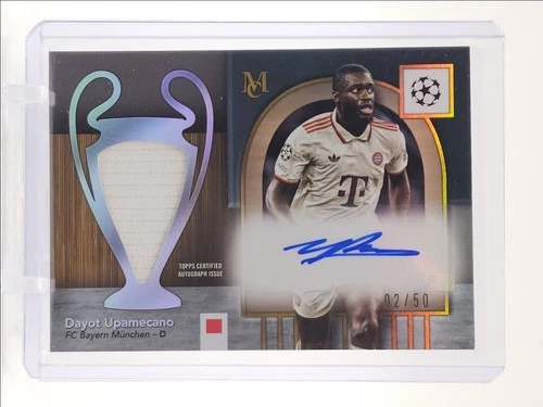 Dayot Upamecano 2024 Topps Museum Gold /50
