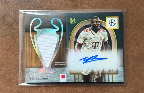 Dayot Upamecano 2024 Topps Museum Gold /50