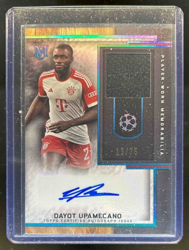 Dayot Upamecano 2023 Topps Museum Sapphire /75