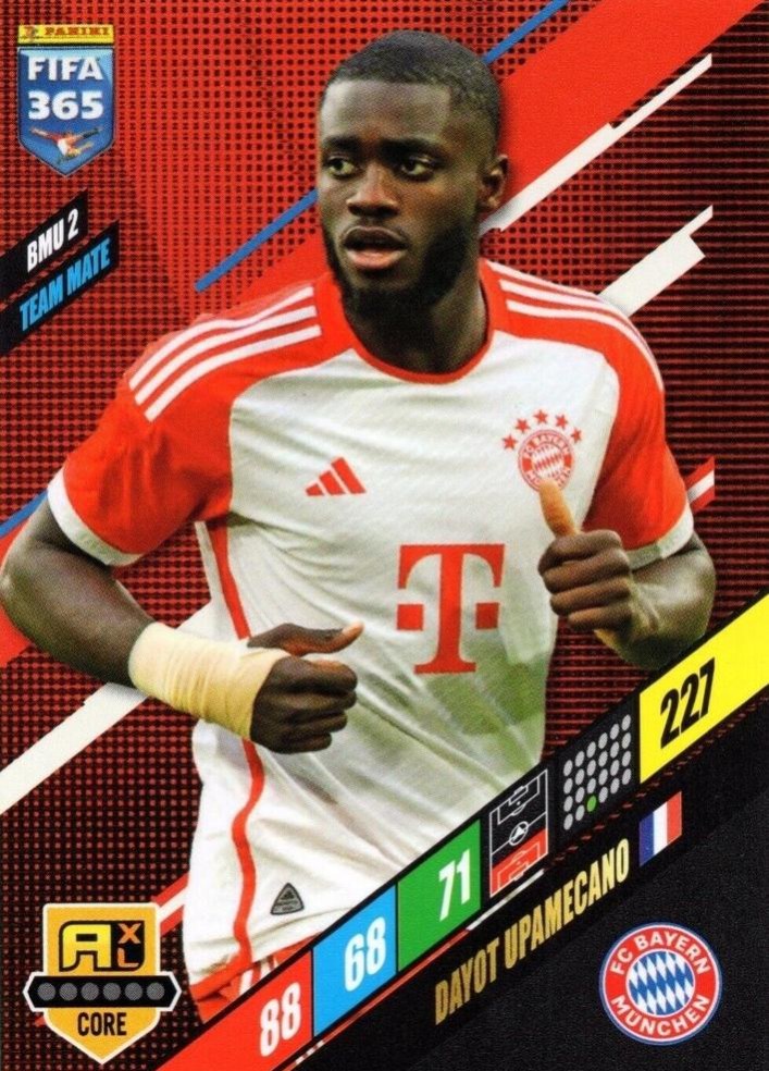 Dayot Upamecano 2024 Panini Adrenalyn XL FIFA 365
