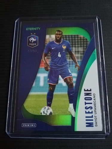 Dayot Upamecano 2025 Panini Eternity Bleus Green /50 /50