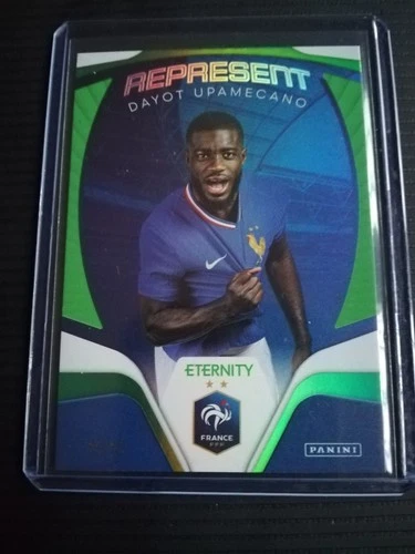 Dayot Upamecano 2025 Panini Eternity Bleus Green /50 /50