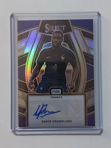 Dayot Upamecano 2023 Panini Select FIFA Silver Prizm