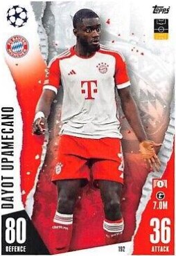 Dayot Upamecano 2023 Topps Match Attax UEFA Club Competitions