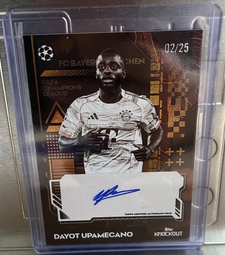 Dayot Upamecano 2025 Topps UCC Knockout /25