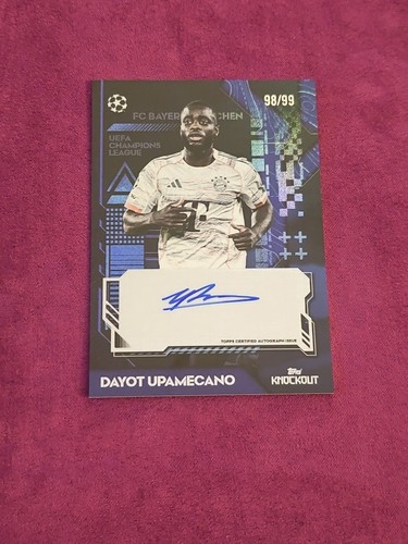 Dayot Upamecano 2025 Topps UCC Knockout Refractor /99