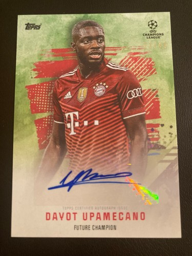 Dayot Upamecano 2021 Topps UCL Future Champions Green /49