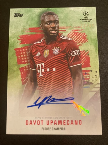 Dayot Upamecano 2021 Topps UCL Green /49