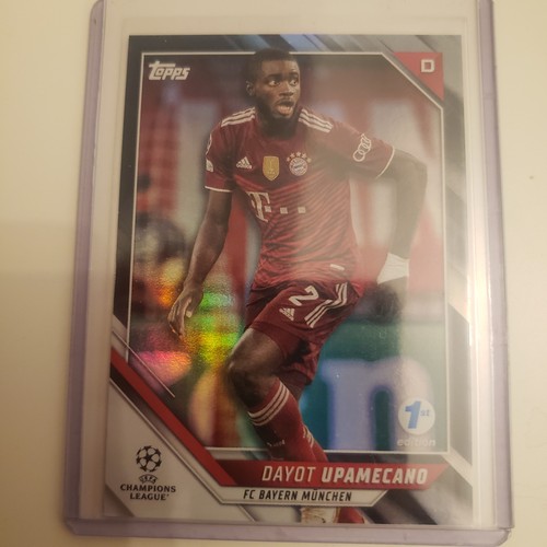 Dayot Upamecano 2022 Topps UCL Icy Black Foil