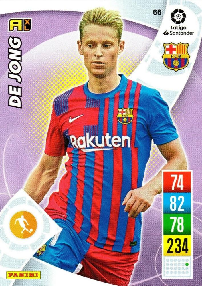 De Jong 2021 Panini Adrenalyn XL La Liga