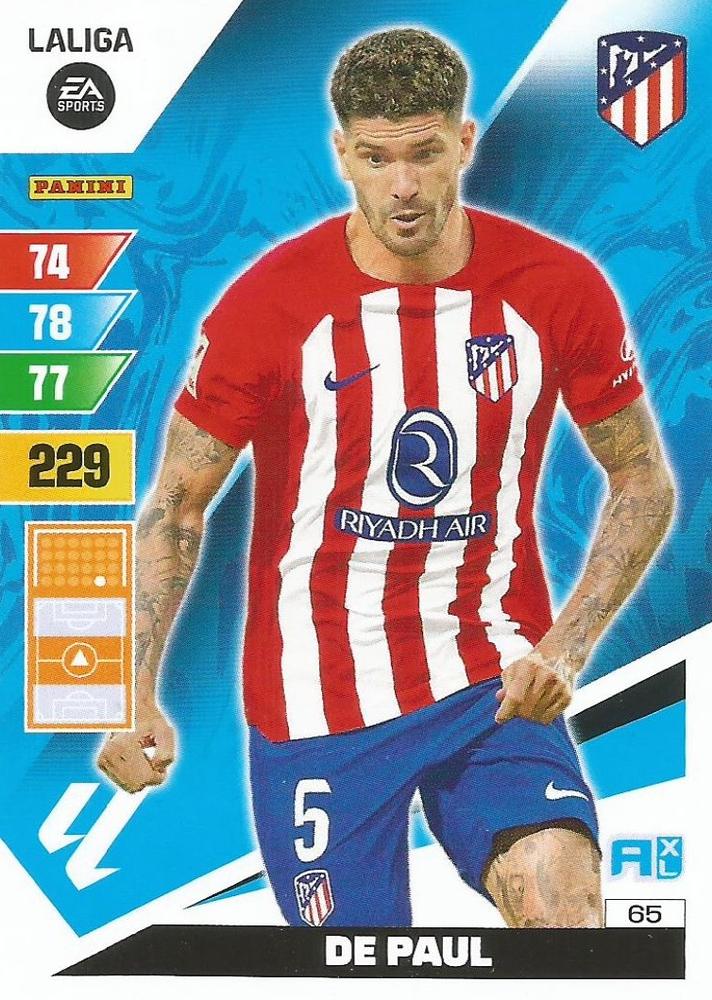 De Paul 2023 Panini Adrenalyn XL La Liga